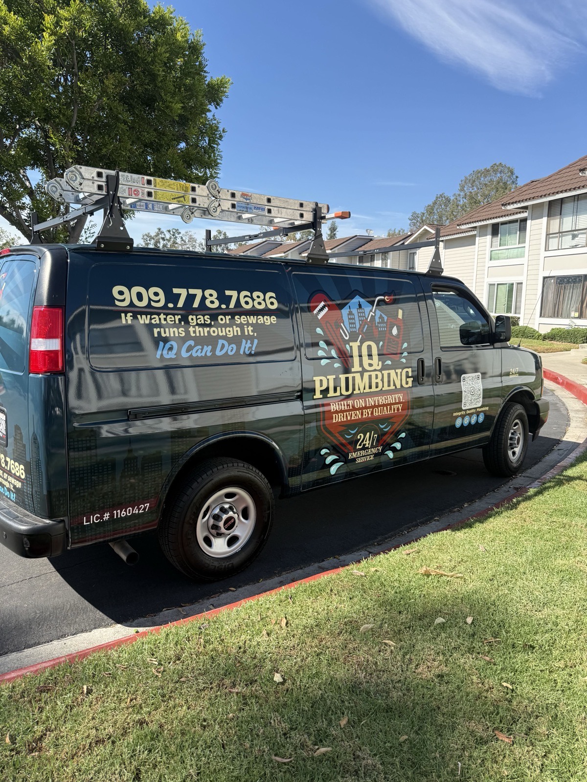 IQ Plumbing service van