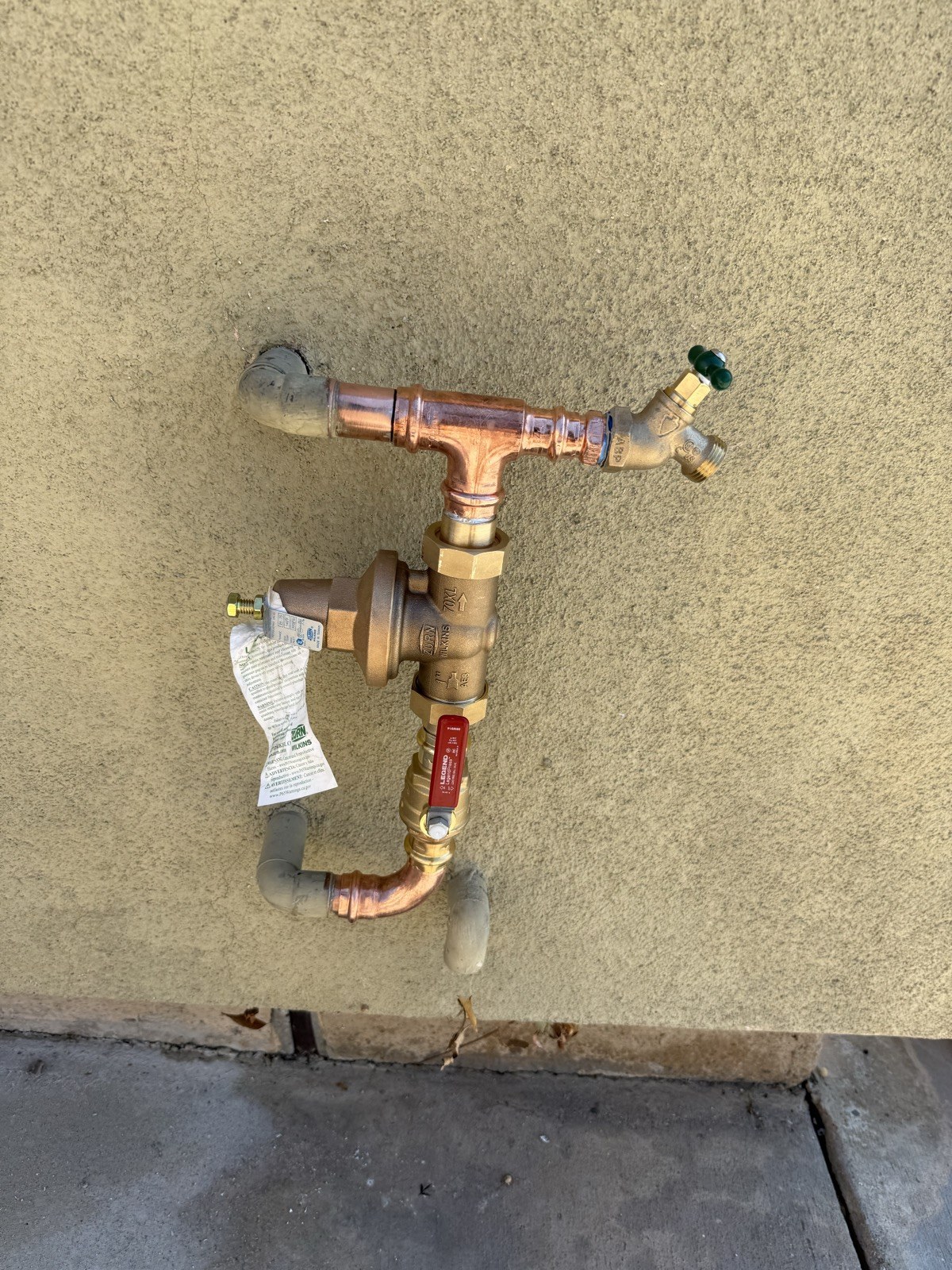 Copper repipe assembly